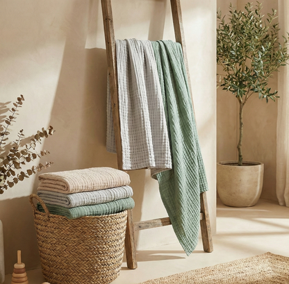 Otulacz Niemowlęcy Muślinowy | 100% Bawełna, Oddychający