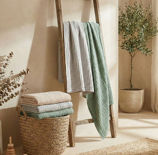 Otulacz Niemowlęcy Muślinowy | 100% Bawełna, Oddychający