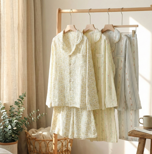 The Bloom | Piżama 100% bawełna muślinowa