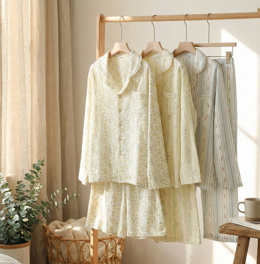 The Bloom | Piżama 100% bawełna muślinowa