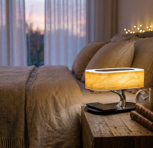 Lampe Baum des Lebens | Kabelloses Laden