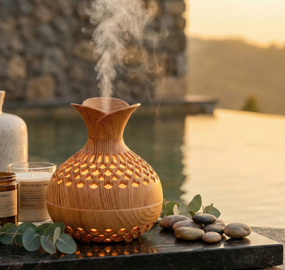 Nawilżacz Powietrza 300ML | Cichy Dyfuzor Aromaterapii, 2.5W