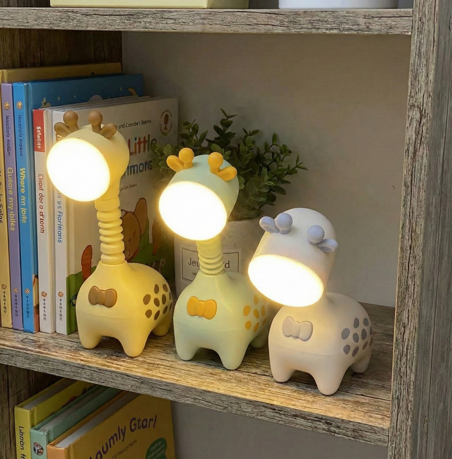 Lampka nocna Żyrafa | Elastyczna szyja 360°