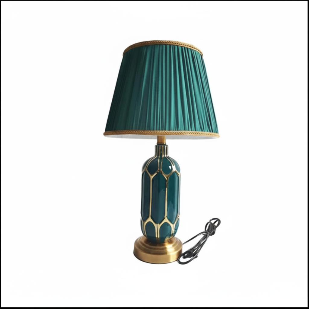 Lampa Stołowa Ceramiczna | Styl Postmodernistyczny 30x57 cm, Waga 2 kg