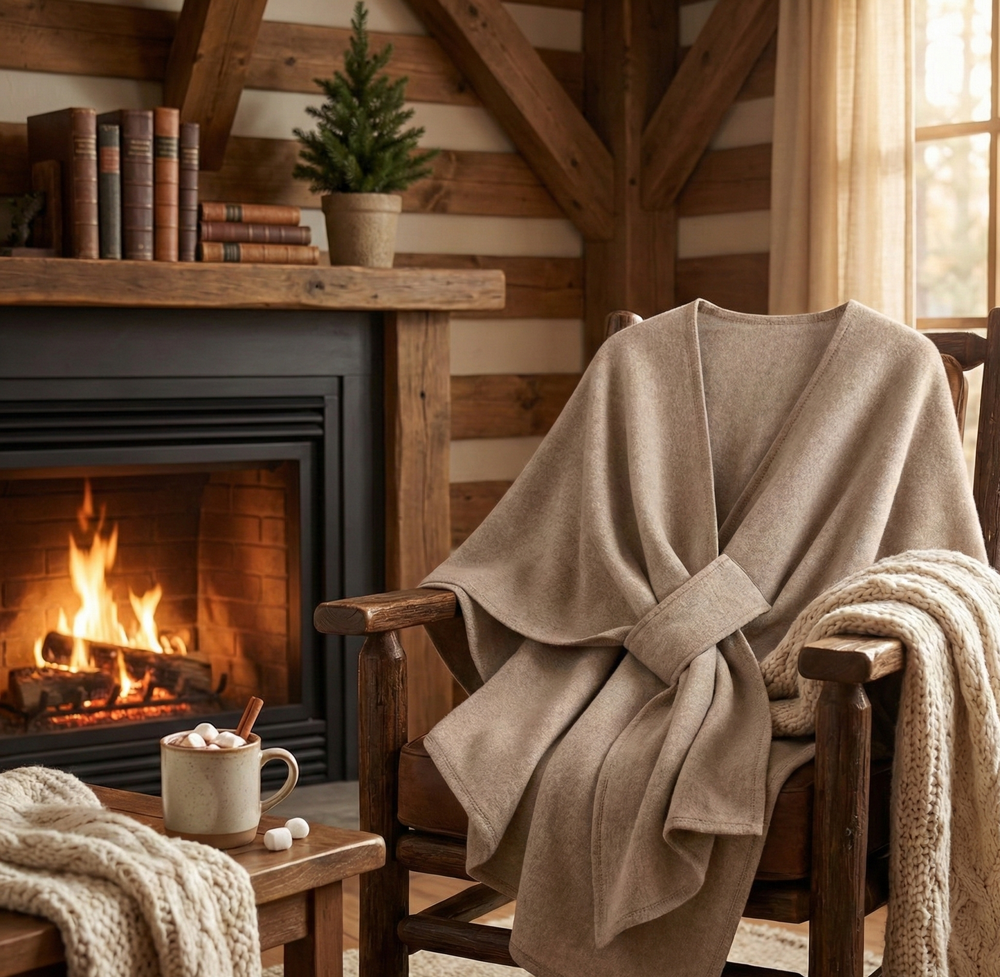 Szlafrok Drapowany - Luksus i Komfort w Jednym