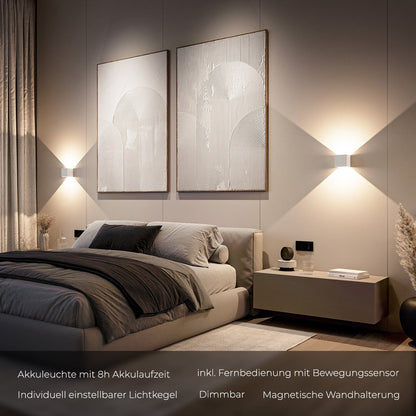 Kinkiet LED XENA | Zasilanie bateryjne 0,5 kg 3