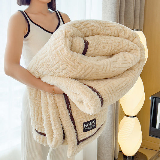 Koc Polarowy Koralowy | Ciepło i Komfort 1,5 kg 0