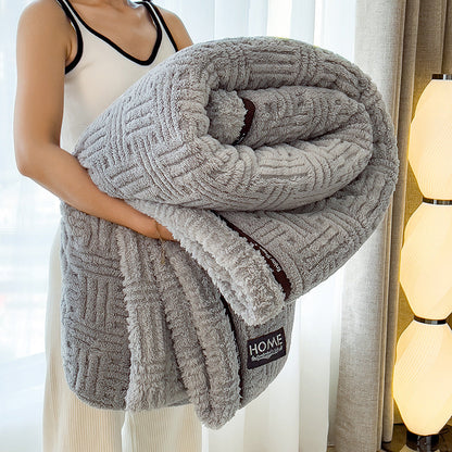 Koc Polarowy Koralowy | Ciepło i Komfort 1,5 kg 6