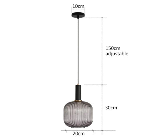 Kolorowa Lampa Wisząca | Kreatywne Oświetlenie LED E27, 1kg - Idealna do Salonu, Retro Design 12