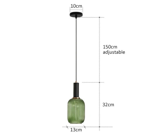 Kolorowa Lampa Wisząca | Kreatywne Oświetlenie LED E27, 1kg - Idealna do Salonu, Retro Design 13