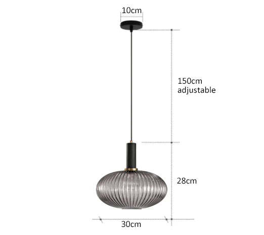 Kolorowa Lampa Wisząca | Kreatywne Oświetlenie LED E27, 1kg - Idealna do Salonu, Retro Design 16