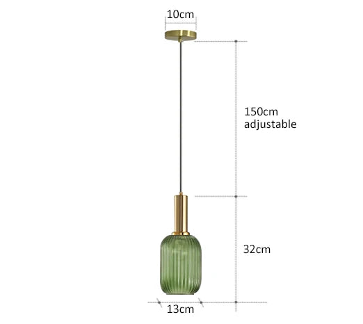 Kolorowa Lampa Wisząca | Kreatywne Oświetlenie LED E27, 1kg - Idealna do Salonu, Retro Design 17