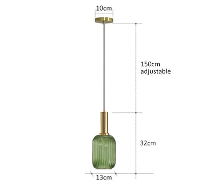 Kolorowa Lampa Wisząca | Kreatywne Oświetlenie LED E27, 1kg - Idealna do Salonu, Retro Design 17