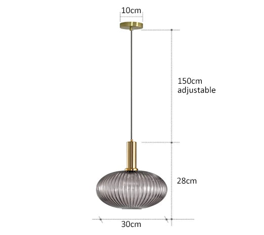 Kolorowa Lampa Wisząca | Kreatywne Oświetlenie LED E27, 1kg - Idealna do Salonu, Retro Design 18
