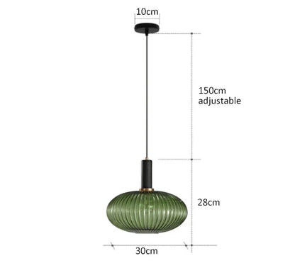 Kolorowa Lampa Wisząca | Kreatywne Oświetlenie LED E27, 1kg - Idealna do Salonu, Retro Design 20