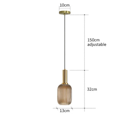 Kolorowa Lampa Wisząca | Kreatywne Oświetlenie LED E27, 1kg - Idealna do Salonu, Retro Design 21