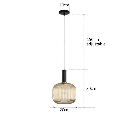Kolorowa Lampa Wisząca | Kreatywne Oświetlenie LED E27, 1kg - Idealna do Salonu, Retro Design 8