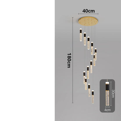 Kryształowy żyrandol | Regulowana wysokość 150-1200 cm 18