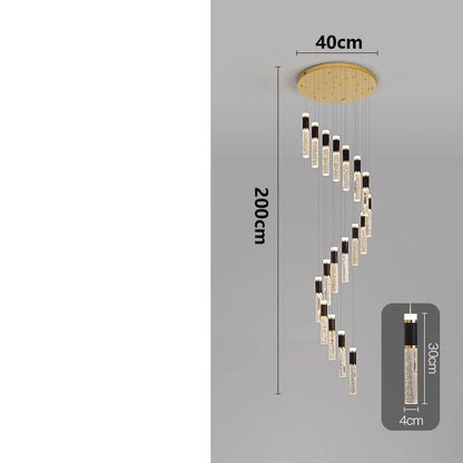 Kryształowy żyrandol | Regulowana wysokość 150-1200 cm 7