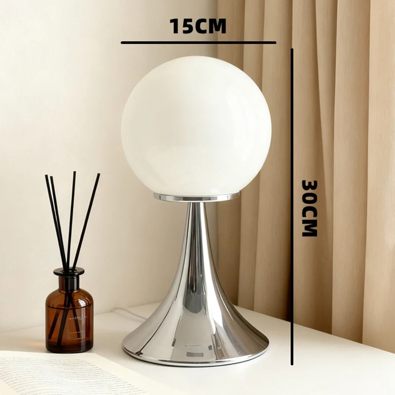 Kulista Lampa Biurkowa | Skandynawski Styl, 1,5 kg 4