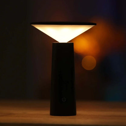 Lampa LED Przenośna z Regulacją Jasności | Minimalistyczna, Obrotowa Głowa 360° 2
