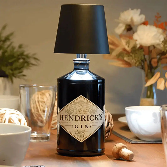 Lampa LED do Butelek z Regulowaną Jasnością i Kolorem | Akumulator USB, Stylowy Design 0