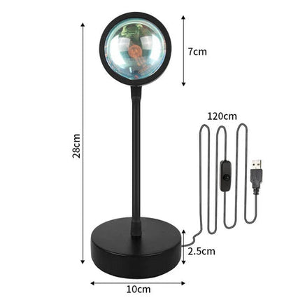 Lampa Ozdobna Sunset | 16 Kolorów & 1,2 kg 7
