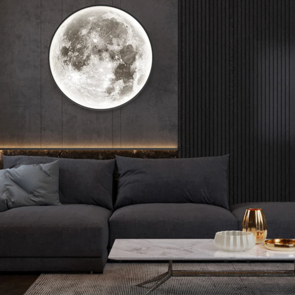 Lampa Ścienna Harvest Moon | Przyciemniana 0,5 kg Kinkiet Ścienny do Sypialni i Salonu 3