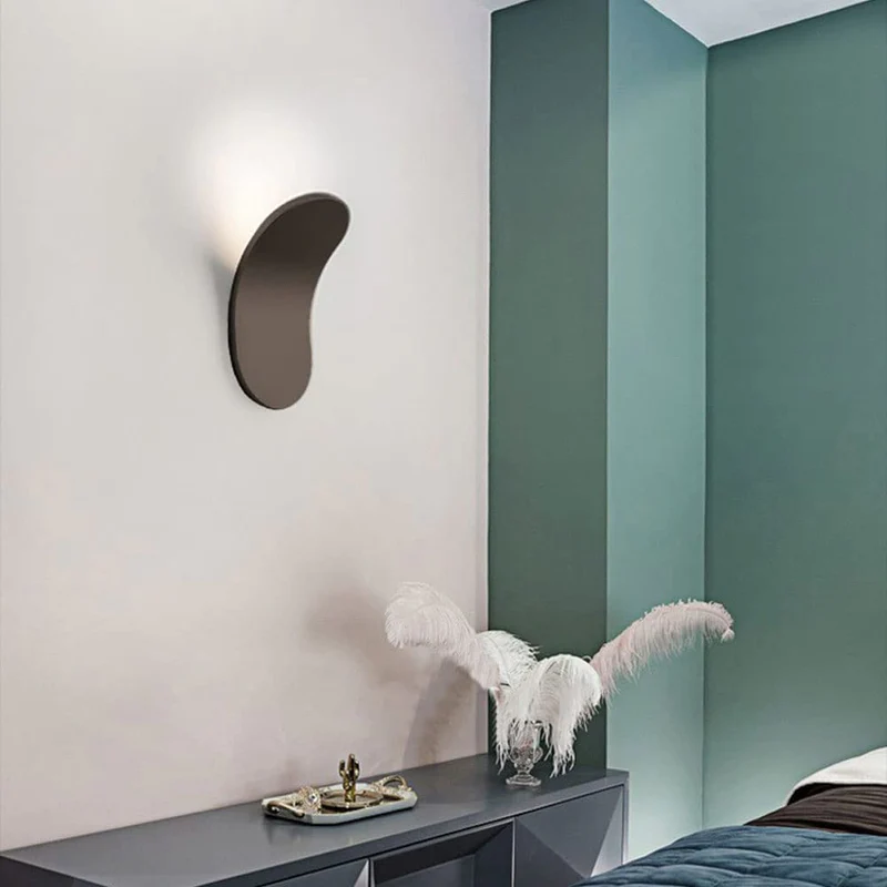 Lampa Ścienna Nordycka z Żelaza – Nowoczesny Kinkiet Ścienny LED do Kuchni, Sypialni i Salonu 3