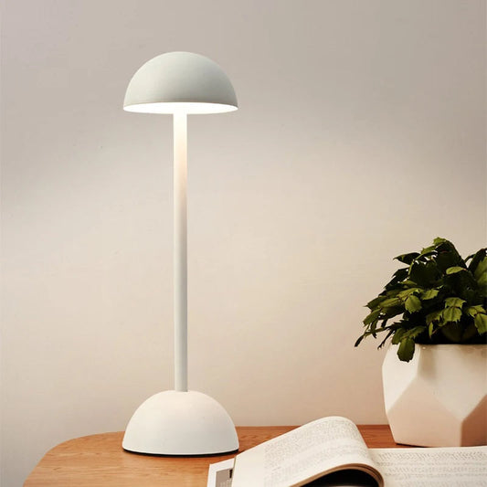 Lampa Stołowa Bezprzewodowa w Stylu Nordyckim | Minimalistyczny Design, Ładowana przez USB-C 0