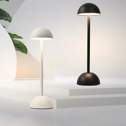 Lampa Stołowa Bezprzewodowa w Stylu Nordyckim | Minimalistyczny Design, Ładowana przez USB-C 1