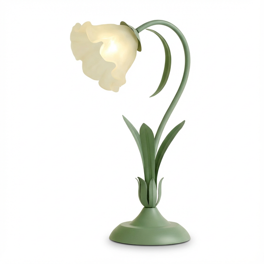 Lampa Stołowa Fleuris | Kwiatowy Klosz 1.5kg 0