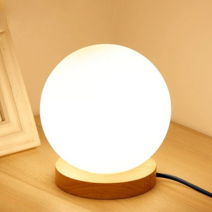 Lampa Stołowa Kula | Ciepłe Światło 0,5 kg - Elegancki Design do Salonu 2