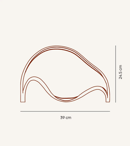 Lampa Stołowa LED Hera | Minimalistyczny Design 12W, Czarna | 1,5 kg 1
