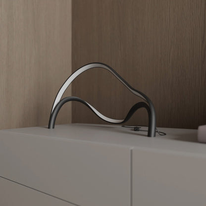 Lampa Stołowa LED Hera | Minimalistyczny Design 12W, Czarna | 1,5 kg 5