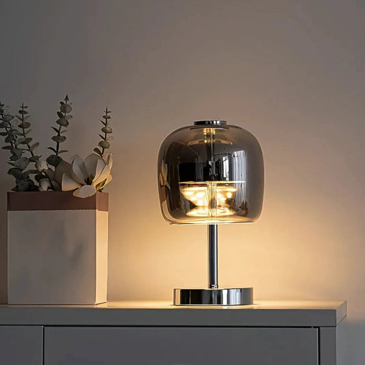 Lampa Stołowa OpalEdge™ | Szklana, Nowoczesny Design, 1,5 kg 0