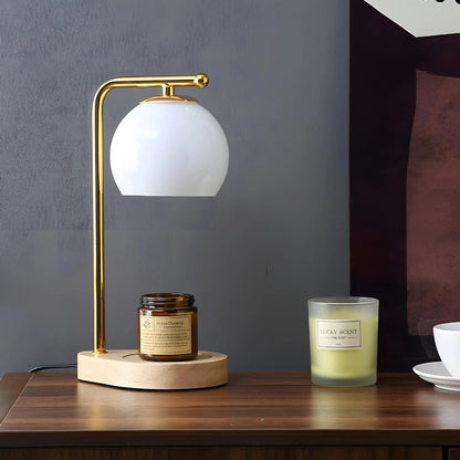 Lampa Stołowa Tamara z Efektem Świecy – Ciepłe Światło, Elegancki Design do Salonu, 16x16x35 cm 0
