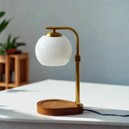 Lampa Stołowa Tamara z Efektem Świecy – Ciepłe Światło, Elegancki Design do Salonu, 16x16x35 cm 8
