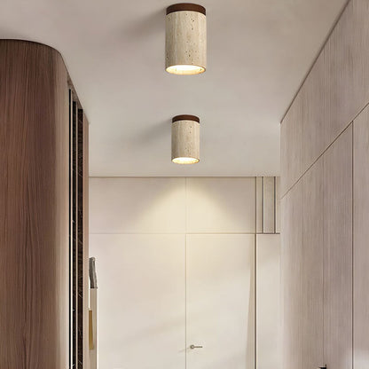 Lampa Sufitowa Cylindryczna z Drewna | Nowoczesny Design, Idealna do Salonów i Sypialni 11