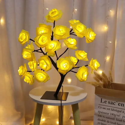 Lampa Sufitowa LED w Kształcie Drzewa Różanego | Ciepłe Światło, Energooszczędna Lampy do Salonu 7