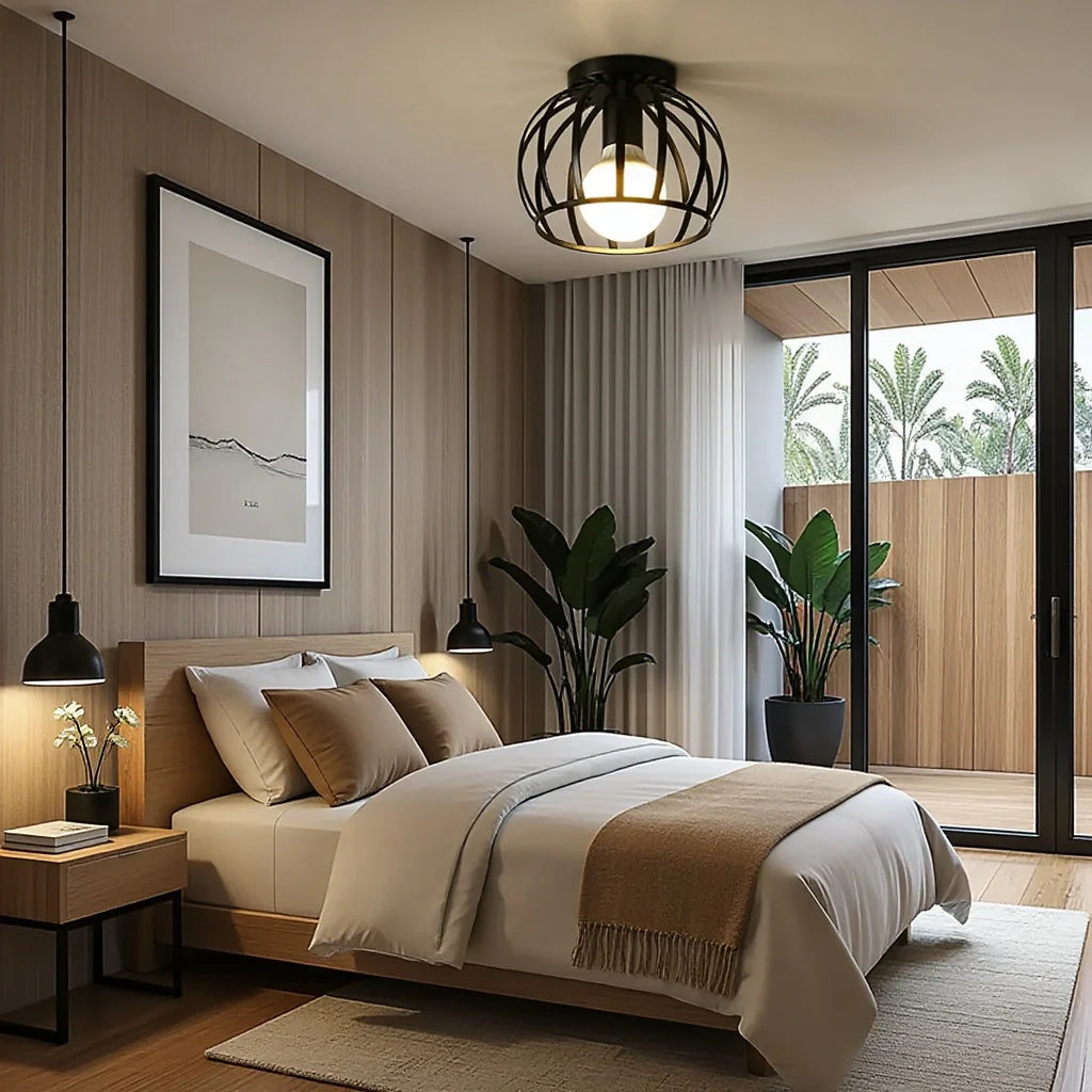 Lampa Sufitowa Luno | Industrialny Design | 1,5 kg 3