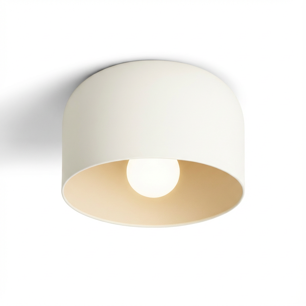 Lampa Sufitowa Natynkowa | Żelazna Konstrukcja 1.5kg | Czarna Elegancja do Salonu 0
