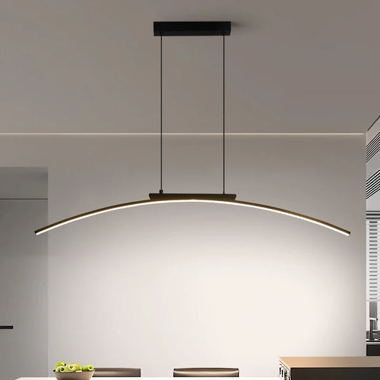Lampa Wisząca LED 100 cm | Regulowana Jasność | Idealna do Salonu i Jadalni 0