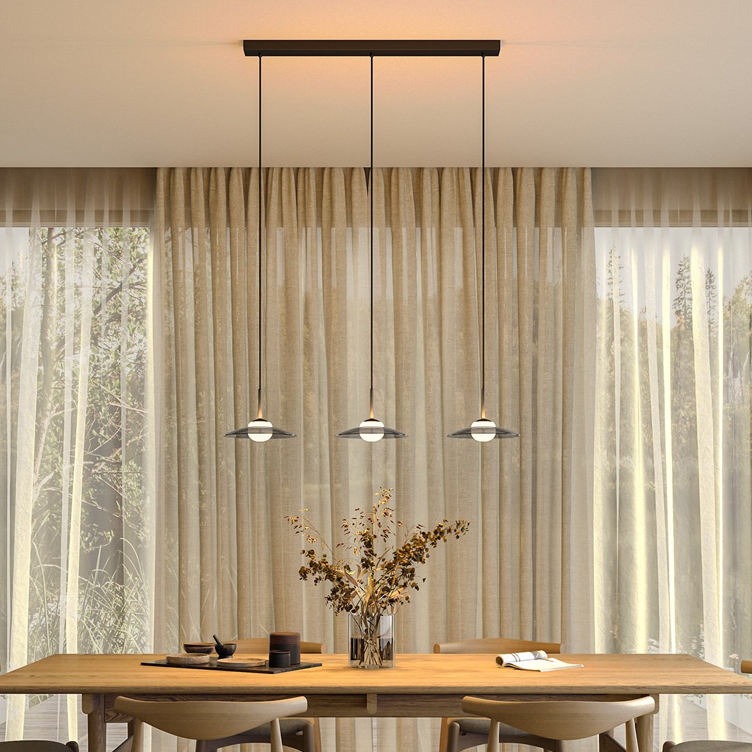 Lampa Wisząca LED OLIA | Minimalistyczny Design 1,5 kg do Salonów i Jadalni 0