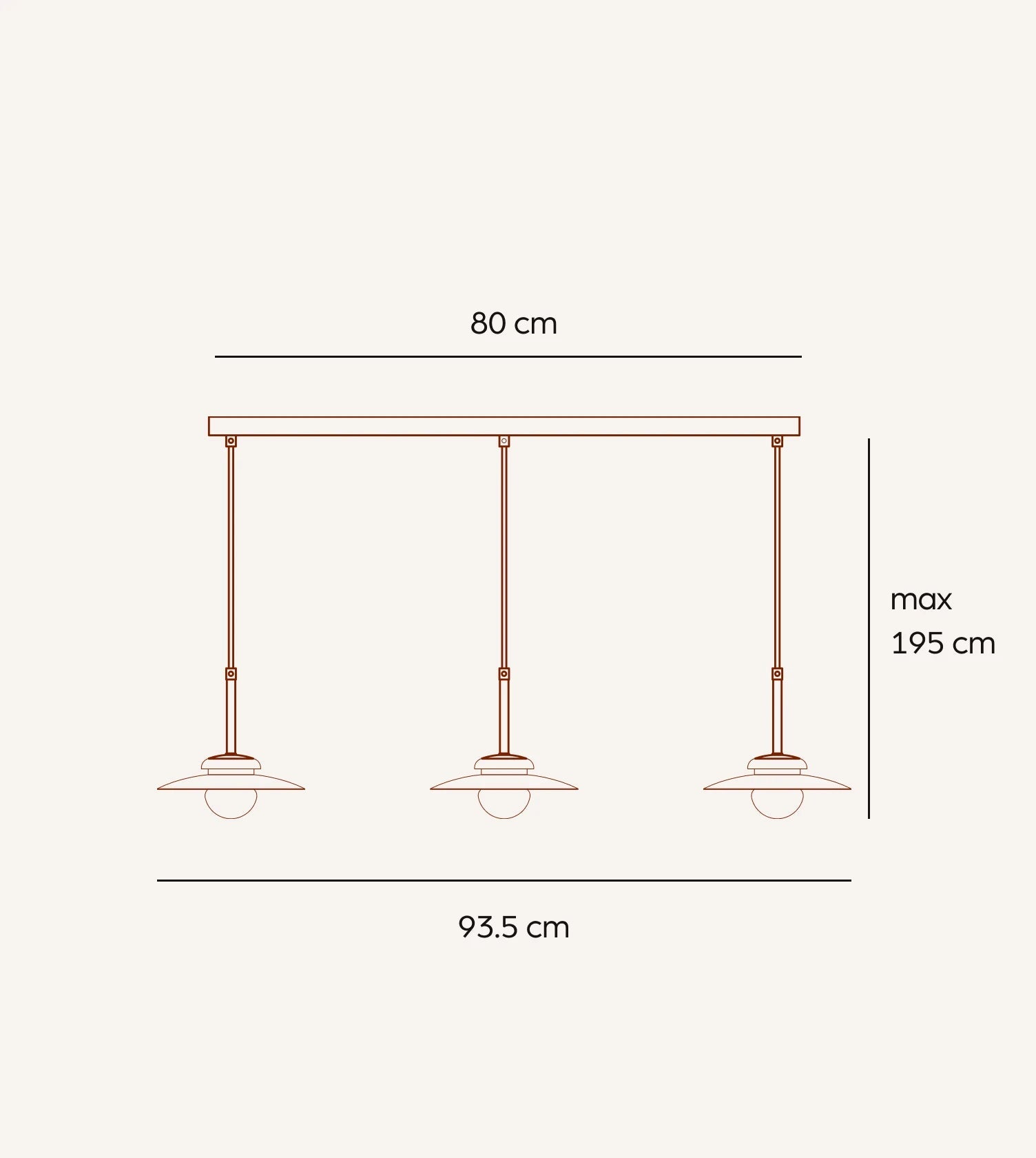 Lampa Wisząca LED OLIA | Minimalistyczny Design 1,5 kg do Salonów i Jadalni 1