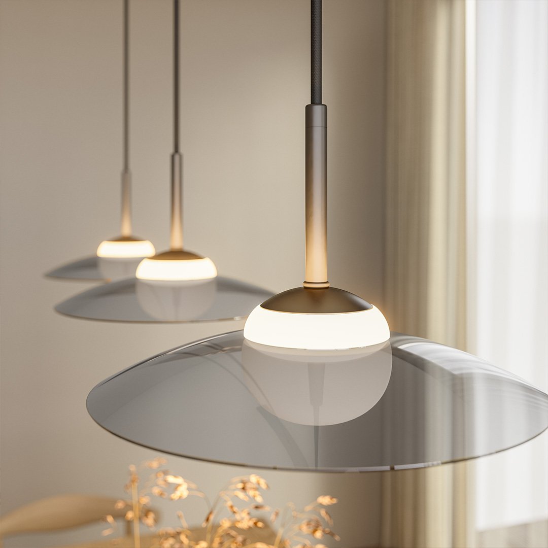 Lampa Wisząca LED OLIA | Minimalistyczny Design 1,5 kg do Salonów i Jadalni 4