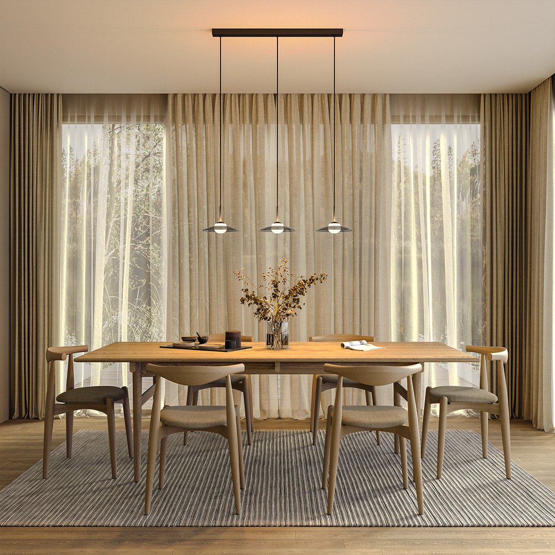 Lampa Wisząca LED OLIA | Minimalistyczny Design 1,5 kg do Salonów i Jadalni 5