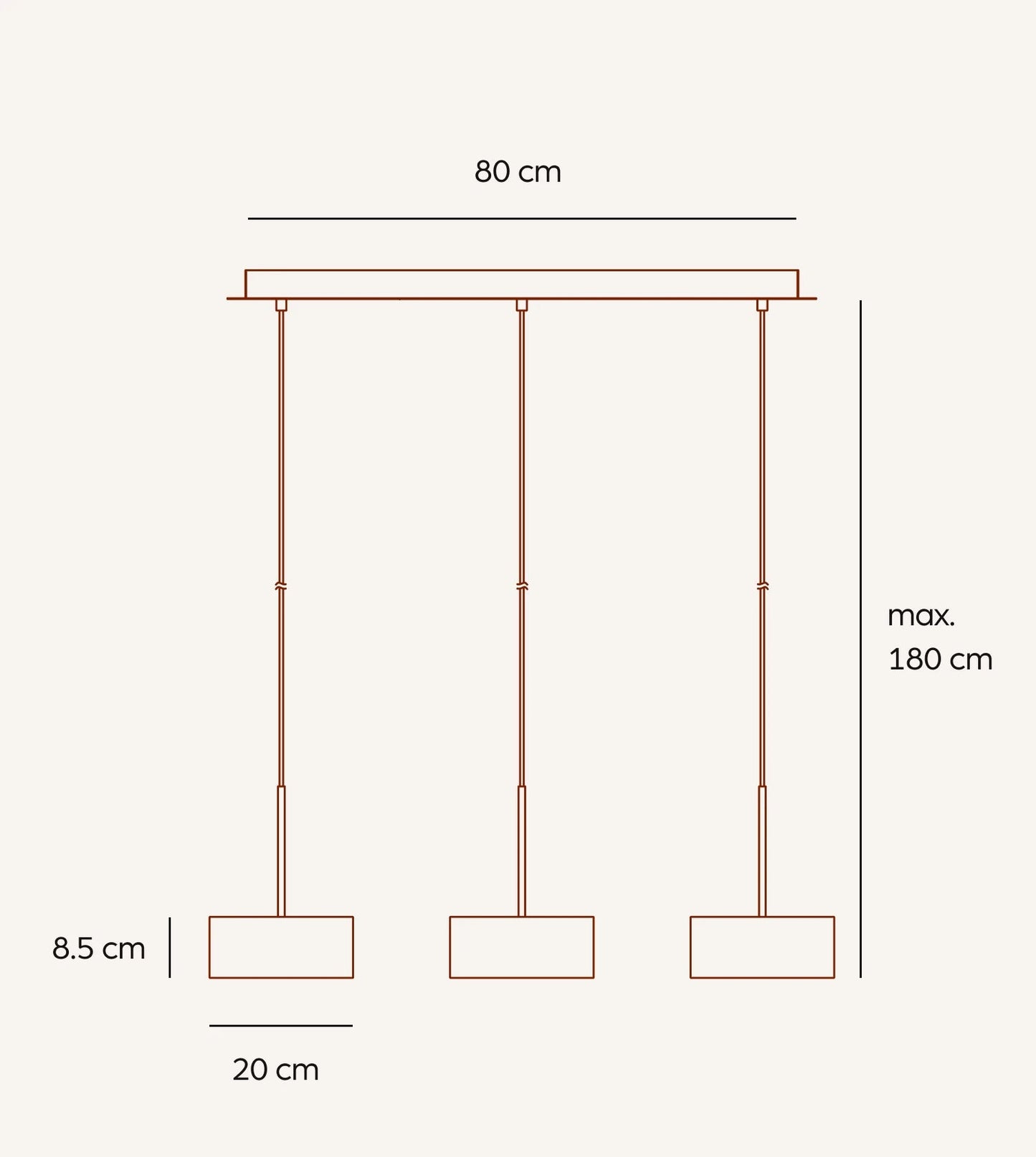 Lampa Wisząca LED Solana | Czarna, Energooszczędna, 1,5 kg 1