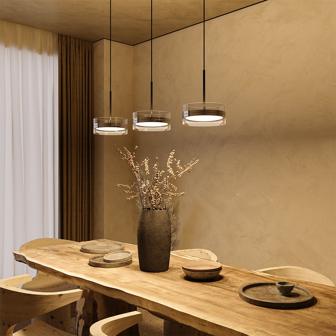 Lampa Wisząca LED Solana | Czarna, Energooszczędna, 1,5 kg 6