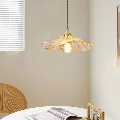 Lampa Wisząca Retro | Szkło W Kwiaty 1.5kg - Idealna Do Salonu, Stylowe Oświetlenie 1